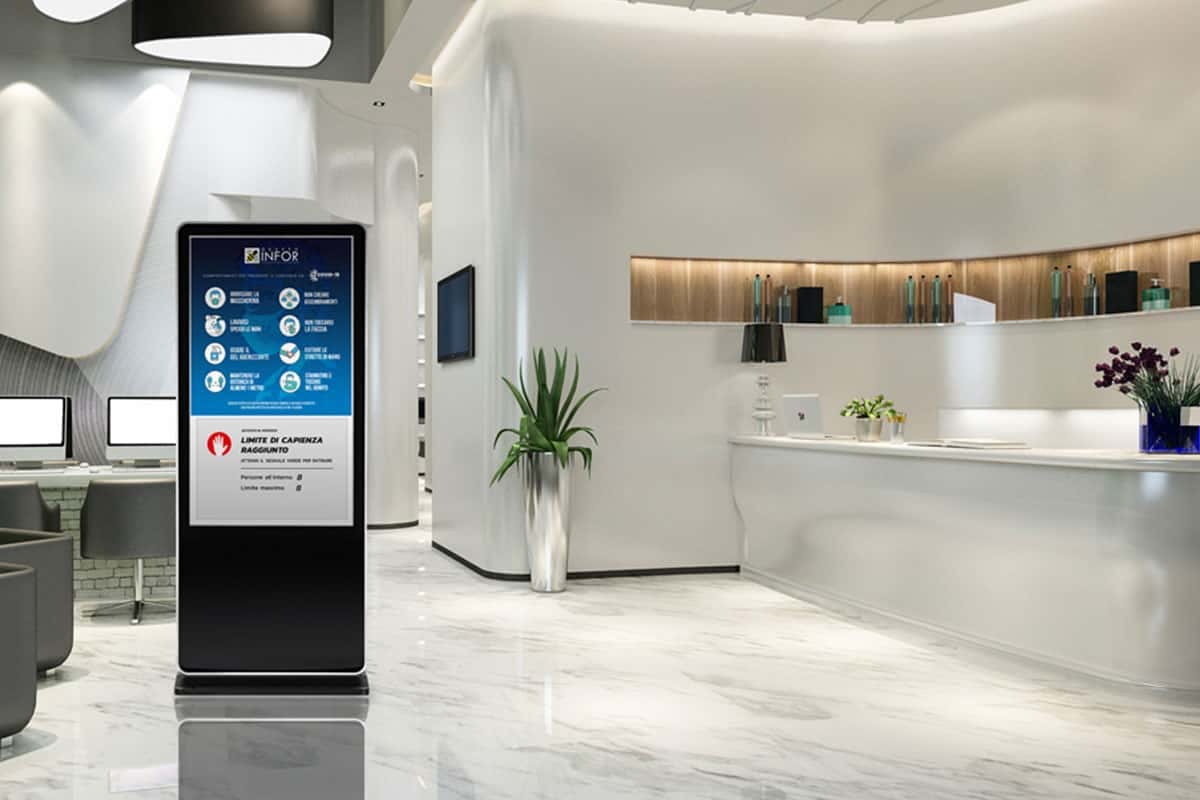 Accesso contingentato e visualizzazione contenuti digitali