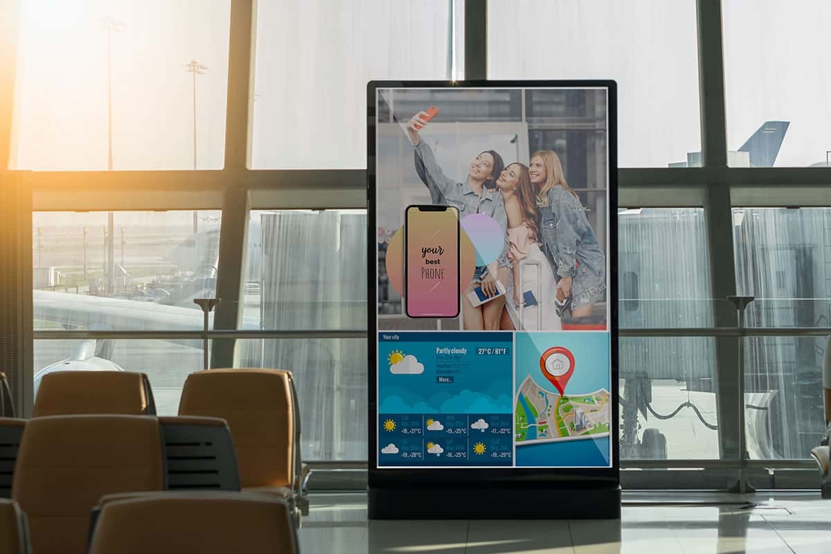 Digital Signage intelligente con sensori e telecamere per il riconoscimento facciale